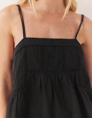 Organic Cotton Embroidered Cami