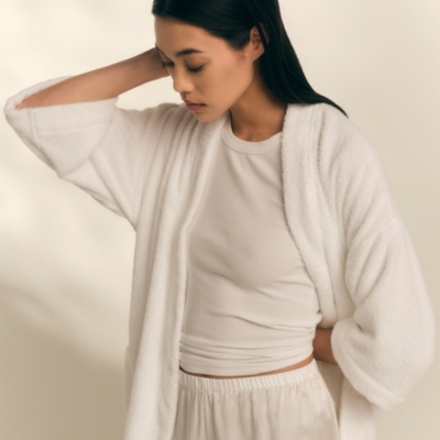Organic Cotton Essential Short Robe