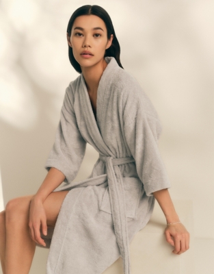 Organic Cotton Essential Short Robe