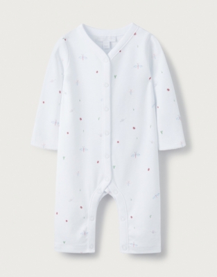 white company baby sleepsuit