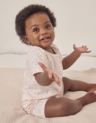 Organic Cotton Floral Shortie (0–24mths)