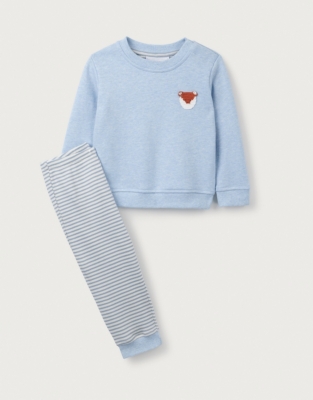 Organic Cotton Fox Sweatshirt & Joggers Set (0–18mths)