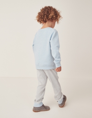 Organic Cotton Fox Sweatshirt & Joggers Set (18mths–6yrs)