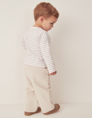 Organic Cotton Fox T-Shirt & Cord Trousers Set (0-18mths)