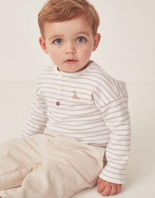 Organic Cotton Fox T-Shirt & Cord Trousers Set (0-18mths)