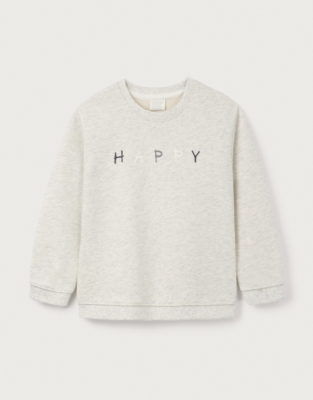 Organic Cotton Happy Sweatshirt (18mths–6yrs)