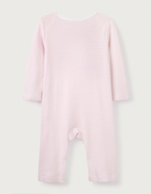 Organic Cotton Heart Appliqué Sleepsuit (0–24mths) | Baby Sleepsuits ...