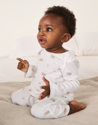 Organic Cotton Hedgehog Sleepsuit (0–9mths)