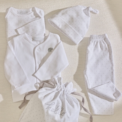 Organic Cotton Hello Baby Gift Set (0–6mths)