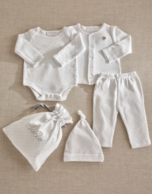 Organic Cotton Hello Baby Gift Set (0–6mths)
