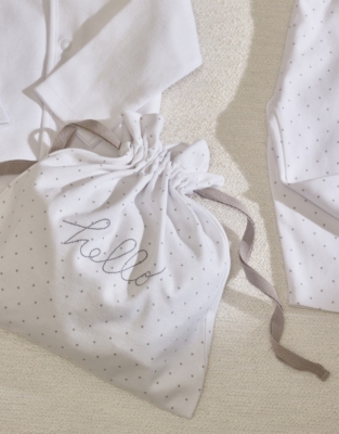 Organic Cotton Hello Baby Gift Set (0–6mths)