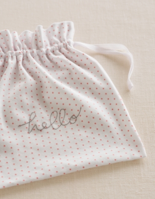 Organic Cotton Hello Baby Playful Bunnies Gift Set
