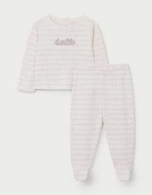 Organic Cotton Hello Top & Leggings Set (0–24mths)