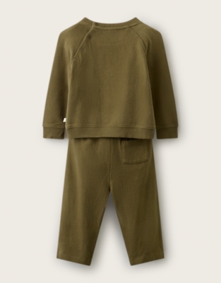 Organic Cotton Highland Sweatshirt & Jogger Set (0–4yrs)
