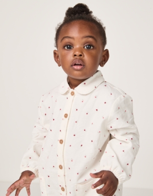 Organic Cotton Ines Floral Cord Jumpsuit (0–4yrs)