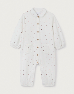 Organic Cotton Ines Floral Cord Jumpsuit (0–4yrs)