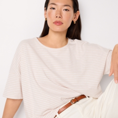 Organic Cotton Jersey Boxy Tee