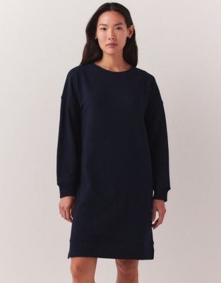 Jersey best sale sweatshirt dress