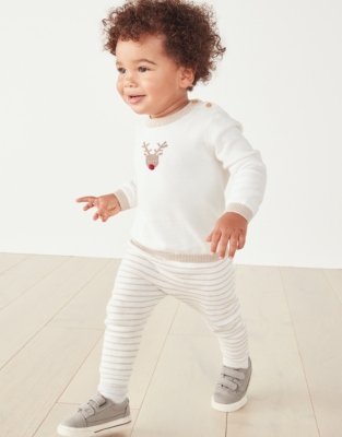 Baby boy 2024 white leggings