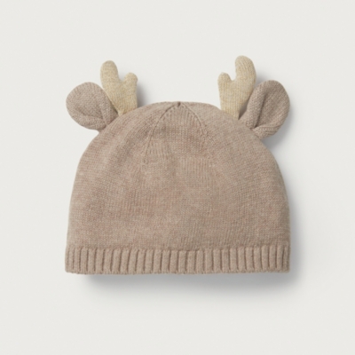 Organic Cotton Jingles Reindeer Hat (0–24mths)