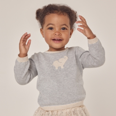 Organic Cotton Kimbo Elephant Jumper (0–24mths)