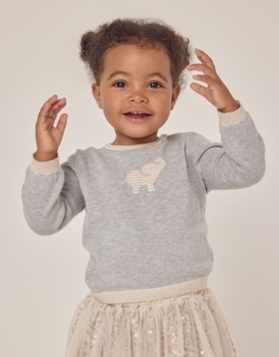 Organic Cotton Kimbo Elephant Jumper (0–24mths)