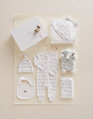 Organic Cotton Kimbo Elephant Luxury Gift Set