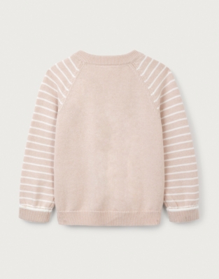 Organic Cotton Kitten Jumper (0–18mths)