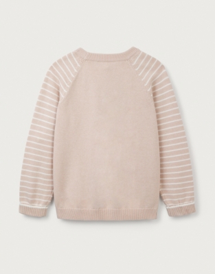 Organic Cotton Kitten Sweater (18mths–6yrs)