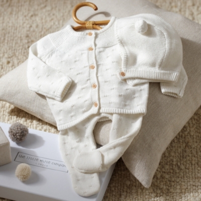 Organic Cotton Knitted Gift Set (0–6mths)