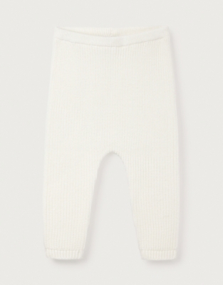 Organic Cotton Knitted Leggings (0–24mths)