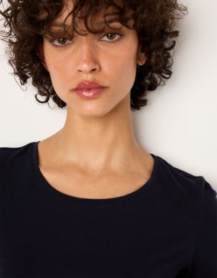 Organic Cotton Layering Long-Sleeve T-shirt