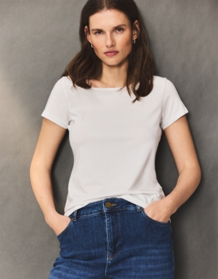 Organic Cotton Layering Short-Sleeve T-Shirt