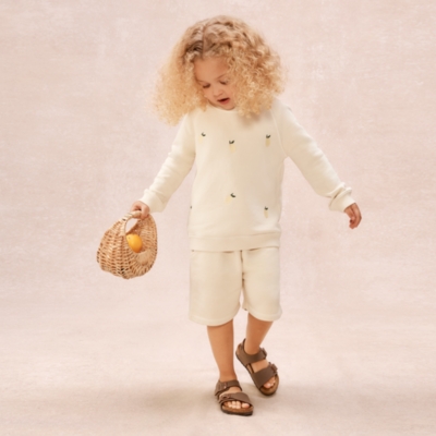 Organic Cotton Lemon Sweatshirt (0–4yrs)