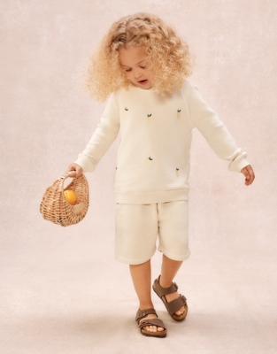 Organic Cotton Lemon Sweatshirt (0–4yrs)