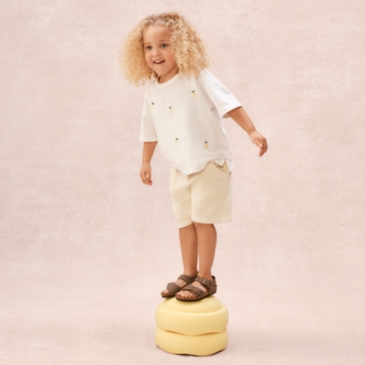 Organic Cotton Lemon T-Shirt & Shorts Set (0–4yrs)