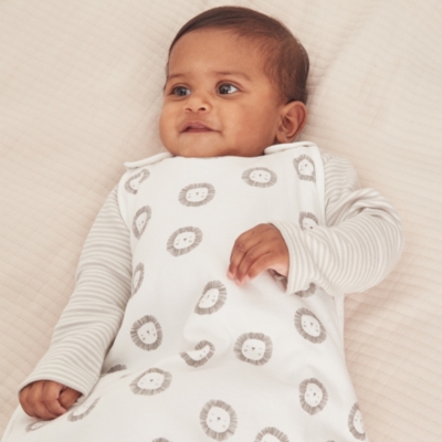 Organic Cotton Lion Sleeping Bag – 1.0 Tog