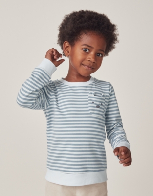 Camille Organic Cotton Hand Smocked Blouse & Pointelle Leggings