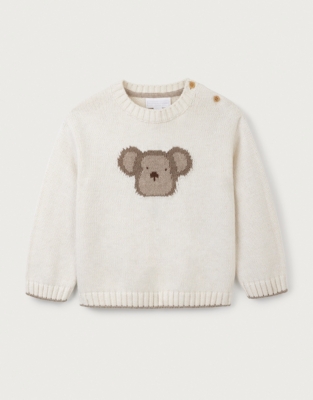 Organic Cotton Little Monkey Jumper (0–24mths)