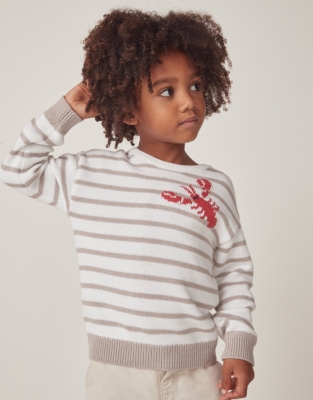 Organic Cotton Lobster Jumper (18mths–6yrs)