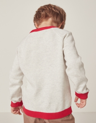 Organic Cotton London Bus Jumper (18mths–6yrs)