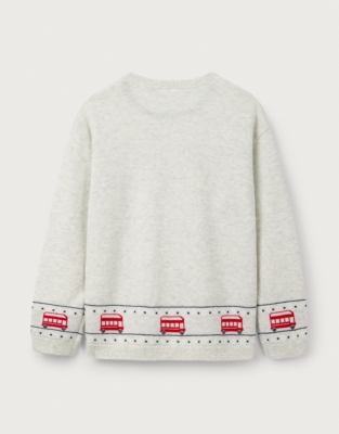 Organic Cotton London Bus Jumper (18mths–6yrs)