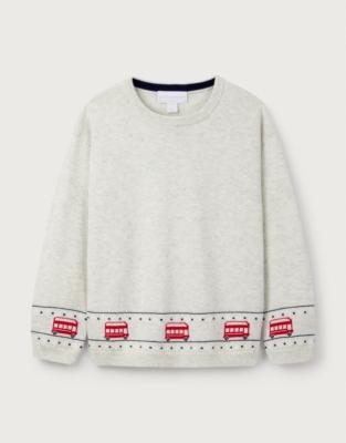 Organic Cotton London Bus Jumper (18mths–6yrs)