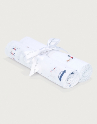 Organic Cotton London Muslins – Set of 2