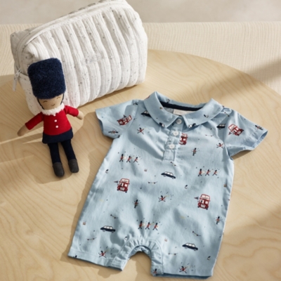 Organic Cotton London My First Outfit & Toy Gift Set (0–6mths)