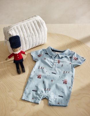 Organic Cotton London My First Outfit & Toy Gift Set (0–6mths)