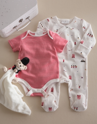 Organic Cotton London Welcome Baby Gift Set (0–6mths)