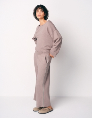 Organic Cotton Loopback Cropped Joggers