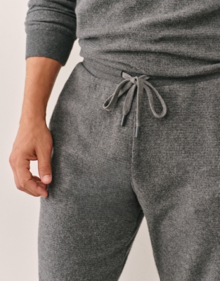 Organic Cotton Men's Brushed Waffle Jogger
