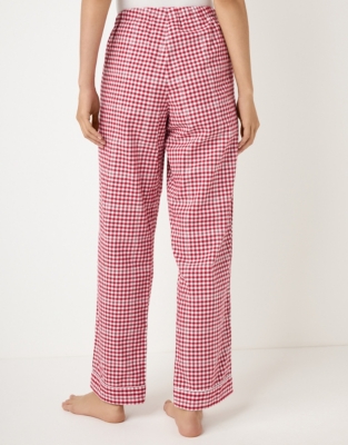Organic Cotton Mini Check Bottoms
